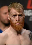 23 October 2015; Paddy Holohan after weighing in for his flyweight bout against Louis Smolka. UFC Fight Night Weigh In. 3Arena, Dublin. Picture credit: Ramsey Cardy / SPORTSFILE