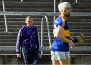 11 October 2015; Patrickswell manager Ciaran Carey looks on as his nephew Cian Lynch warms up. Limerick County Senior Hurling Championship Final, Patrickswell v Na Piarsaigh. Gaelic Grounds, Limerick. Picture credit: Diarmuid Greene / SPORTSFILE