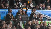24 October 2015; The South Africa management team react to an interception. 2015 Rugby World Cup, Semi-Final, New Zealand v South Africa. Twickenham Stadium, Twickenham, London, England. Picture credit: Ramsey Cardy / SPORTSFILE