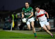 24 October 2015; Gareth Dillon, Portlaoise, in action against Ray Ryan, Emo. Laois County Senior Football Championship Final Replay, Portlaoise v Emo. O'Moore Park, Portlaoise, Co. Laois. Picture credit: Sam Barnes / SPORTSFILE