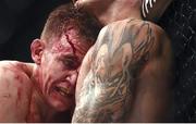 24 October 2015; Scott Askham, left, in action against Krzysztof Jotko. UFC Fight Night. 3Arena, Dublin. Picture credit: Stephen McCarthy / SPORTSFILE