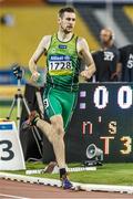 24 October 2015; Ireland's Michael McKillop, from Newtownabbey, Co. Antrim, on his way to winning the Men's 800m T38 Final in a time of 2:01.31. IPC Athletics World Championships. Doha, Qatar. Picture credit: Marcus Hartmann / SPORTSFILE
