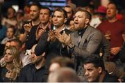 24 October 2015; UFC fighter Conor McGregor in attendance at UFC Fight Night. 3Arena, Dublin. Picture credit: Stephen McCarthy / SPORTSFILE