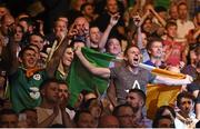 24 October 2015; Supporters during UFC Fight Night. 3Arena, Dublin. Picture credit: Stephen McCarthy / SPORTSFILE
