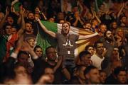 24 October 2015; Supporters at UFC Fight Night. 3Arena, Dublin. Picture credit: Stephen McCarthy / SPORTSFILE