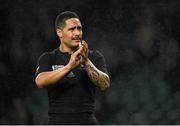 24 October 2015; Aaron Smith, New Zealand. 2015 Rugby World Cup, Semi-Final, New Zealand v South Africa. Twickenham Stadium, Twickenham, London, England. Picture credit: Ramsey Cardy / SPORTSFILE