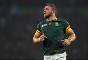 24 October 2015; Duane Vermeulen, South Africa. 2015 Rugby World Cup, Semi-Final, New Zealand v South Africa. Twickenham Stadium, Twickenham, London, England. Picture credit: Ramsey Cardy / SPORTSFILE