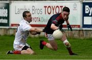 25 October 2015; Sean Moriarty, Edenderry, in action against Enan Glynn, Rathnew. AIB Leinster GAA Senior Club Football Championship, Edenderry v Rathnew. O'Connor Park, Tullamore, Co. Offaly. Picture credit: Sam Barnes / SPORTSFILE