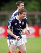 22 June 2009; Brian O'Driscoll and team-mate Rob Kearney, British and Irish Lions, share a joke during squad training ahead of their game against Emerging Springboks on Tuesday. British and Irish Lions Squad Training, Bishops School, Roden, Cape Town, South Africa. Picture credit: Andrew Fosker / SPORTSFILE