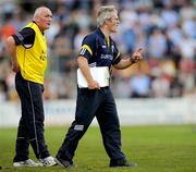 21 June 2009; Wexford manager Colm Bonnar makes his point as Dublin selector Ciaran Hetherton, left, looks on. GAA Hurling Leinster Senior Championship Semi-Final, Dublin v Wexford, Nowlan Park, Kilkenny. Picture credit: Brian Lawless / SPORTSFILE