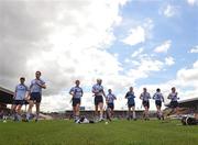 21 June 2009; Dublin players warm up before the match. GAA Hurling Leinster Senior Championship Semi-Final, Dublin v Wexford, Nowlan Park, Kilkenny. Picture credit: Brian Lawless / SPORTSFILE