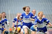 23 June 2009; Ciara McDonnell and Aoibheann Lynch, right, Mary Help of Christians, celebrate after the match. Allianz Cumann na mBunscoil Finals, Mary Help of Christians v Scoil Cholmcille, Croke Park, Dublin. Picture credit: Brian Lawless / SPORTSFILE