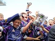 23 June 2009; Scoil Lorcan, Kilmacud, players celebrate with the Corn Oideachais after the match. Allianz Cumann na mBunscoil Finals, Scoil Mhuire v Scoil Lorcan, Croke Park, Dublin. Picture credit: Brian Lawless / SPORTSFILE