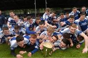 25 October 2015; Claremorris players celebrate with the cup. JJ Burke Renault Minor A Football Championship Final, Claremorris v Ballina Stephenites. Elverys MacHale Park, Castlebar, Co. Mayo. Picture credit: David Maher / SPORTSFILE