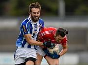 25 October 2015; Paddy Breen, Clontarf, in action against Seán Gibbons, Ballyboden St Endas. Dublin Senior Football Championship, Semi-Final, Clontarf v Ballyboden St Endas, Parnell Park, Donnycarney, Dublin. Picture credit: Cody Glenn / SPORTSFILE