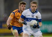 25 October 2015; Tomás Quinn, St Vincents, in action against Niall McGovern, Na Fianna. Dublin Senior Football Championship, Semi-Final, St Vincents v Na Fianna, Parnell Park, Donnycarney, Dublin. Picture credit: Cody Glenn / SPORTSFILE