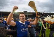 25 October 2015; Thurles Sarsfields captain Padraic Maher celebrates his side's victory. Tipperary County Senior Hurling Championship Final, Thurles Sarsfields v Nenagh Éire Óg. Semple Stadium, Thurles, Co. Tipperary. Picture credit: Stephen McCarthy / SPORTSFILE