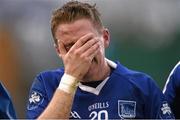 25 October 2015; Richie Ruth, Thurles Sarsfields, reacts after picking up an injury. Tipperary County Senior Hurling Championship Final, Thurles Sarsfields v Nenagh Éire Óg. Semple Stadium, Thurles, Co. Tipperary. Picture credit: Stephen McCarthy / SPORTSFILE
