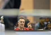 26 October 2015; Boxing Coach Billy Walsh watches the Women's Olympic Boxing team trials at Memphis Cook Convention Centre, Memphis, Tennessee, USA. Picture Credit: Jim Brown / SPORTSFILE