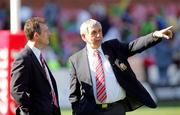 27 June 2009; British and Irish Lions coach Ian McGeechan, right, and Rob Howley. 2nd Test, South Africa v British and Irish Lions, Loftus Versfeld Stadium, Pretoria, South Africa. Picture credit: Andrew Fosker / SPORTSFILE