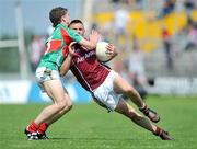 28 June 2009; Patrick Sweeney, Galway, in action against Keith Rogers, Mayo. ESB Connacht Minor Football Championship Semi-Final, Mayo v Galway, Markievicz Park, Sligo. Picture credit: Brian Lawless / SPORTSFILE