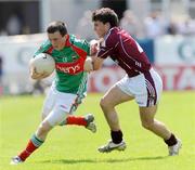 28 June 2009; Brian Ruttledge, Mayo, in action against Garry Sweeney, Galway. ESB Connacht Minor Football Championship Semi-Final, Mayo v Galway, Markievicz Park, Sligo. Picture credit: Ray Ryan / SPORTSFILE
