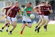 28 June 2009; Andrew Farrell, Mayo, in action against Shane Bohan and Conor O'Halloran, Galway. ESB Connacht Minor Football Championship Semi-Final, Mayo v Galway, Markievicz Park, Sligo. Picture credit: Ray Ryan / SPORTSFILE
