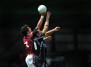 28 June 2009; Eamon O'Hara, Sligo, in action against Finian Hanley, Galway. GAA Football Connacht Senior Championship Semi-Final, Sligo v Galway, Markievicz Park, Sligo. Picture credit: Brian Lawless / SPORTSFILE