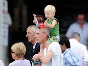 28 June 2009; Two-year-old Sean Nash from Newbridge, Co. Kildare, with his father Ian during the Irish Derby Festival - Sunday, Curragh Racecourse, Co. Kildare. Picture credit: Matt Browne / SPORTSFILE