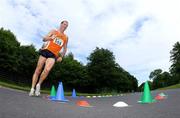 27 June 2009; A competitor takes the bend during the Men's 20K walk race. Dublin Grand Prix of Race Walking. Phoenix Park, Dublin. Picture credit: Tomas Greally / SPORTSFILE