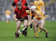 28 June 2009; Stephen Murray, Down, in action against Shane McNaughton, Anrtrim. GAA Hurling Ulster Senior Championship Final, Antrim v Down, Casement Park, Belfast, Co. Antrim. Picture credit: Oliver McVeigh / SPORTSFILE *** Local Caption ***