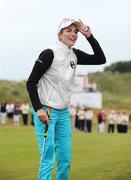 28 June 2009; Italy's Diana Luna after winning the AIB Ladies Irish Open. Portmarnock Hotel and Golf Links, Portmarnock, Co. Dublin. Photo by Sportsfile *** Local Caption ***