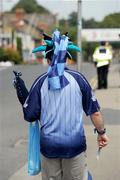 28 June 2009; A supporter makes his way to the match. GAA Football Leinster Senior Championship Semi-Final, Westmeath v Dublin, Croke Park, Dublin. Picture credit: Ray McManus / SPORTSFILE