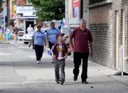 28 June 2009; Westmeath and Dublin supporters make their way to the match. GAA Football Leinster Senior Championship Semi-Final, Westmeath v Dublin, Croke Park, Dublin. Picture credit: Ray McManus / SPORTSFILE