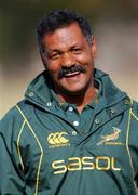 30 June 2009; South Africa coach Peter de Villiers during a Springboks training session a day after his retraction of his defence of flanker Schalk Burger, who received an eight week ban following an eye-gouging incident with British and Irish Lions' wing Luke Fitzgerald during the 2nd Test match played on Saturday. South Africa training session, Fourways High School, Johannesburg, South Africa. Picture credit: Andrew Fosker / SPORTSFILE
