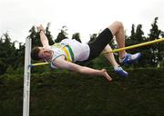 28 June 2009; Barry Pender, St. Abbans AC, clears the bar on his way to winning the Junior Men's high jump final at the AAI Woodies DIY Junior & U23 Track & Field Championships, Tullamore, Co. Offaly. Picture credit: Pat Murphy / SPORTSFILE