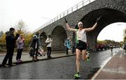 26 October 2015; Joseph Wright from Kilcoole A.C., Co. Dublin, runs along Milltown Road during the SSE Airtricity Dublin Marathon 2015. Dublin. Picture credit: Cody Glenn / SPORTSFILE