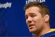 27 October 2015; John Fogarty, Leinster scrum coach, during a press conference. Leinster Rugby Press Conference, Rosemount, UCD, Belfield, Dublin.  Picture credit: Seb Daly / SPORTSFILE