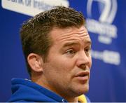 27 October 2015; John Fogarty, Leinster scrum coach, during a press conference. Leinster Rugby Press Conference, Rosemount, UCD, Belfield, Dublin.  Picture credit: Seb Daly / SPORTSFILE