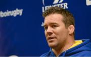27 October 2015; John Fogarty, Leinster scrum coach, during a press conference. Leinster Rugby Press Conference, Rosemount, UCD, Belfield, Dublin.  Picture credit: Seb Daly / SPORTSFILE