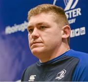 27 October 2015; Tadgh Furlong, Leinster, during a press conference. Leinster Rugby Press Conference, Rosemount, UCD, Belfield, Dublin.  Picture credit: Seb Daly / SPORTSFILE