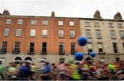 26 October 2015; A general view during the start of the SSE Airtricity Dublin City Marathon. Dublin. Picture credit: Tomas Greally / SPORTSFILE