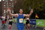 26 October 2015; Martin Purcell, Co. Dublin, on his way to finishing the SSE Airtricity Dublin Marathon 2015, Merrion Square, Dublin. Picture credit: Ray McManus / SPORTSFILE