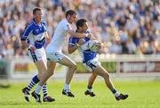 27 June 2009; MJ Tierney, Laois, in action against Daryl Flynn, Kildare. GAA Football Leinster Senior Championship Semi-Final, Kildare v Laois, O'Connor Park, Tullamore, Co. Offaly. Picture credit: Brendan Moran / SPORTSFILE