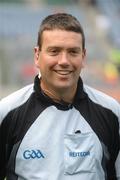 28 June 2009; Referee Joe Curley, Meath. GAA Football Leinster Junior Championship Final, Louth v Longford, Croke Park, Dublin. Picture credit: Stephen McCarthy / SPORTSFILE