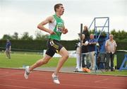 28 June 2009; Billy Ryan, Ferrybank AC, wins the Junior Men's 200m event at the AAI Woodies DIY Junior & U23 Track & Field Championships, Tullamore, Co. Offaly. Picture credit: Pat Murphy / SPORTSFILE