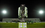 30 October 2015; A general view of the SSE Airtricity League trophy before the game. SSE Airtricity League Premier Division, Dundalk v Bray Wanderers, Oriel Park, Dundalk, Co. Louth. Photo by Sportsfile