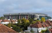 31 October 2015; A general view of Twickenham Stadium ahead of the 2015 Rugby World Cup Final between Australia and New Zealand. Twickenham, London, England. Picture credit: Stephen McCarthy / SPORTSFILE