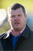 31 October 2015; Gordon Elliott, trainer of Don Cossack during the JN Wine.com Champion Steeplechase grade 1 race. Horse Racing at Down Royal, Co. Down. Picture credit: Oliver McVeigh / SPORTSFILE