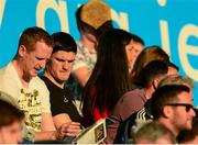 31 October 2015; Dublin and St Vincent's footballer Diarmuid Connolly in attendance at the game. Dublin County Senior Hurling Championship Final, Cuala v St Jude's. Parnell Park, Donnycarney, Dublin. Picture credit: Piaras Ó Mídheach / SPORTSFILE